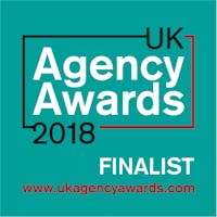 UK Agency Awards 2018 Finalist Badge