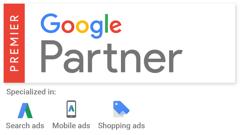 google premier partner agency impression