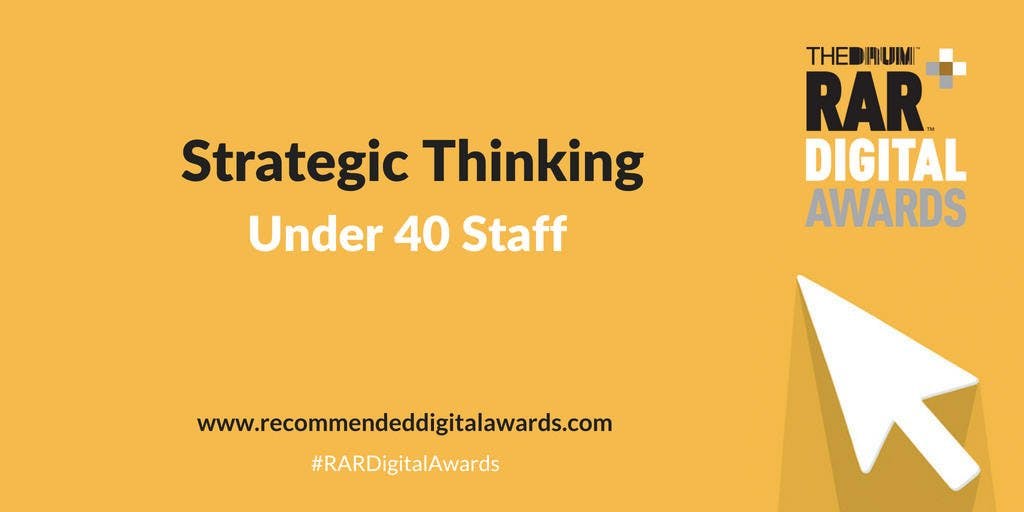rar awards strategic thinking impression