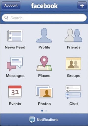 Facebook app 2010