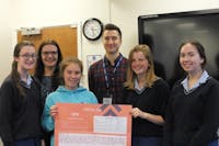 Nottingham Girls High School's winning group for Digital Day 2017
