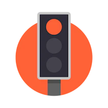 red traffic light
