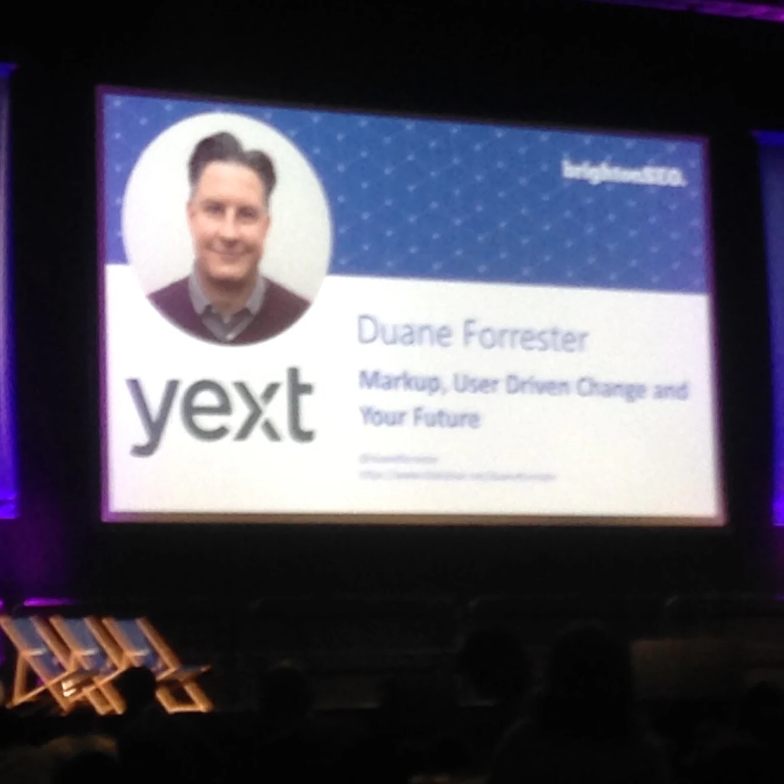 Brighton SEO: Duane Forrester – Markup, User Driven Change and Your Future