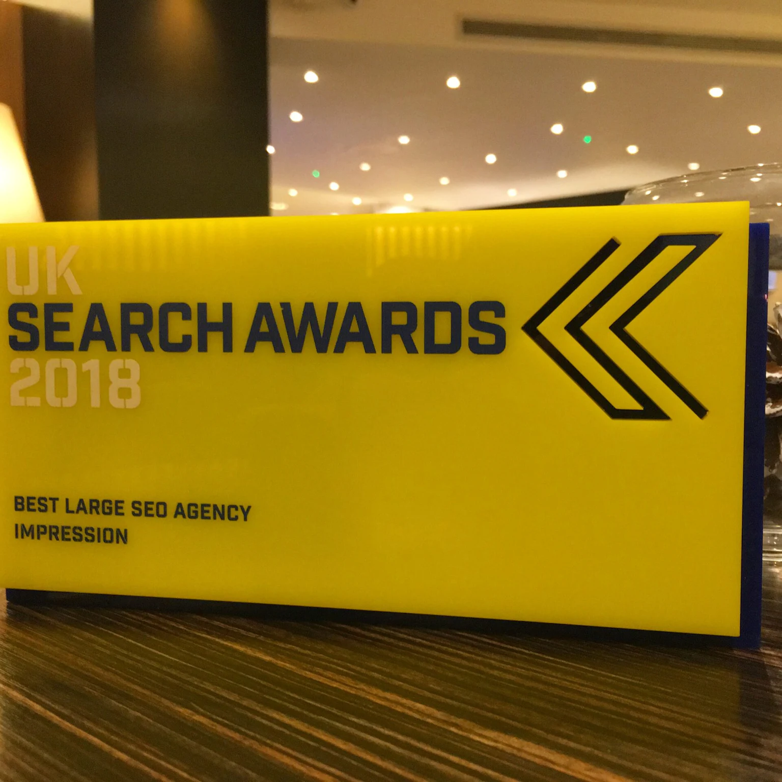 Impression Named Best Large SEO Agency at UK Search Awards