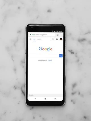 Google Search on smartphone