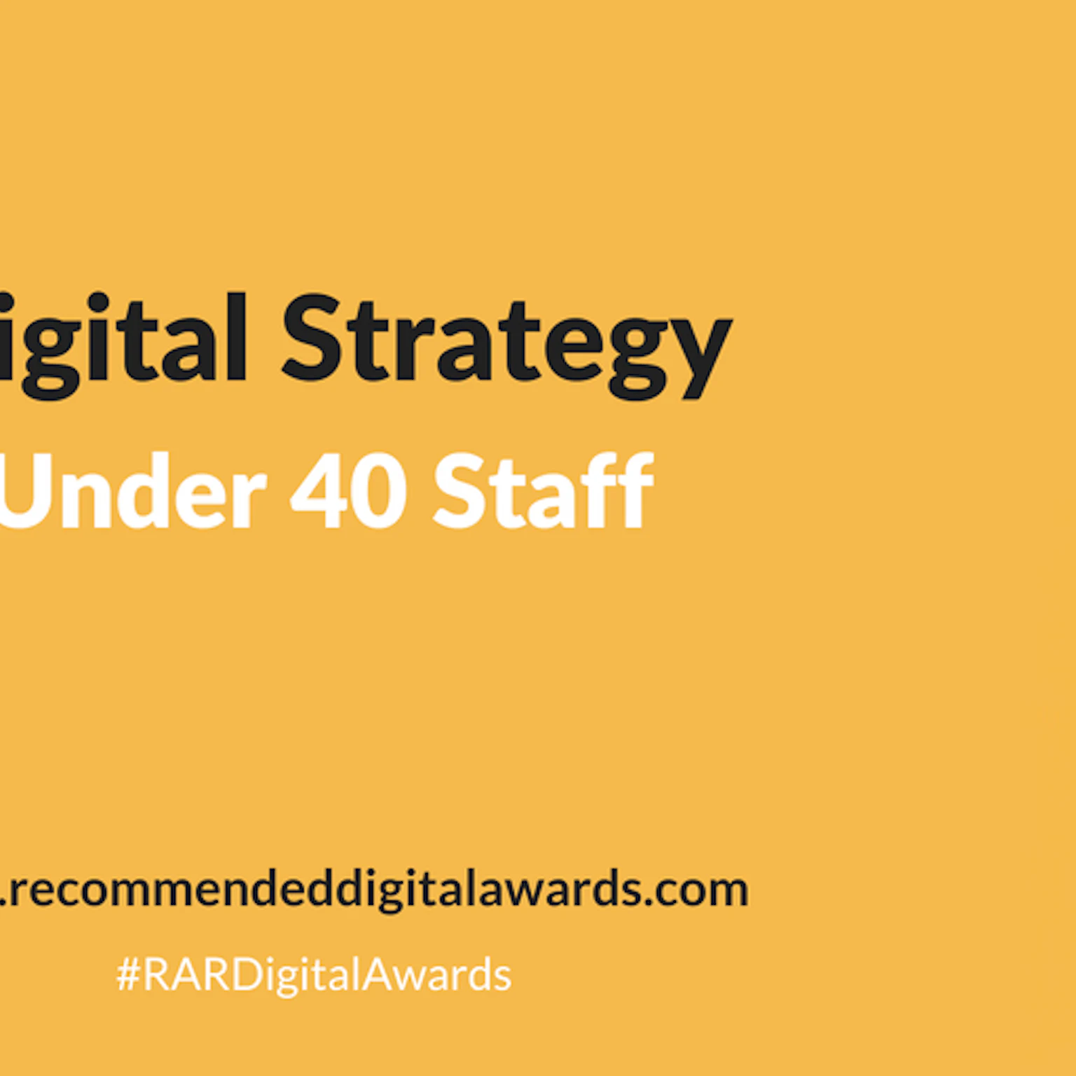 Impression Shortlisted in RAR Digital Awards 2018
