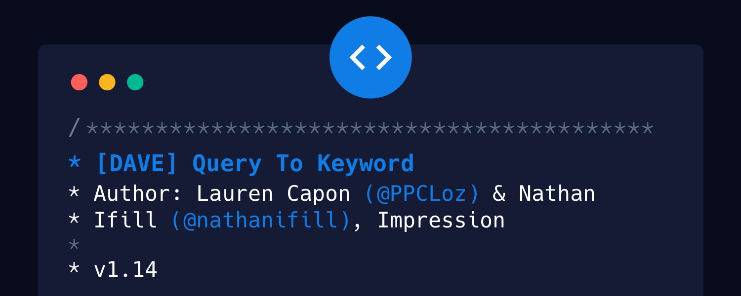 PPC Automation Scripts: High-Performing Query to Keyword | Impression