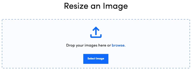 Resize an image.