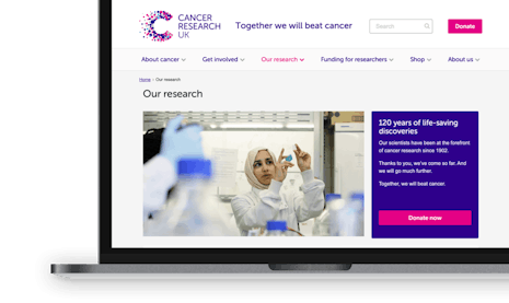 Integrated search strategy drives a 26% increase in revenue for Cancer Research UK