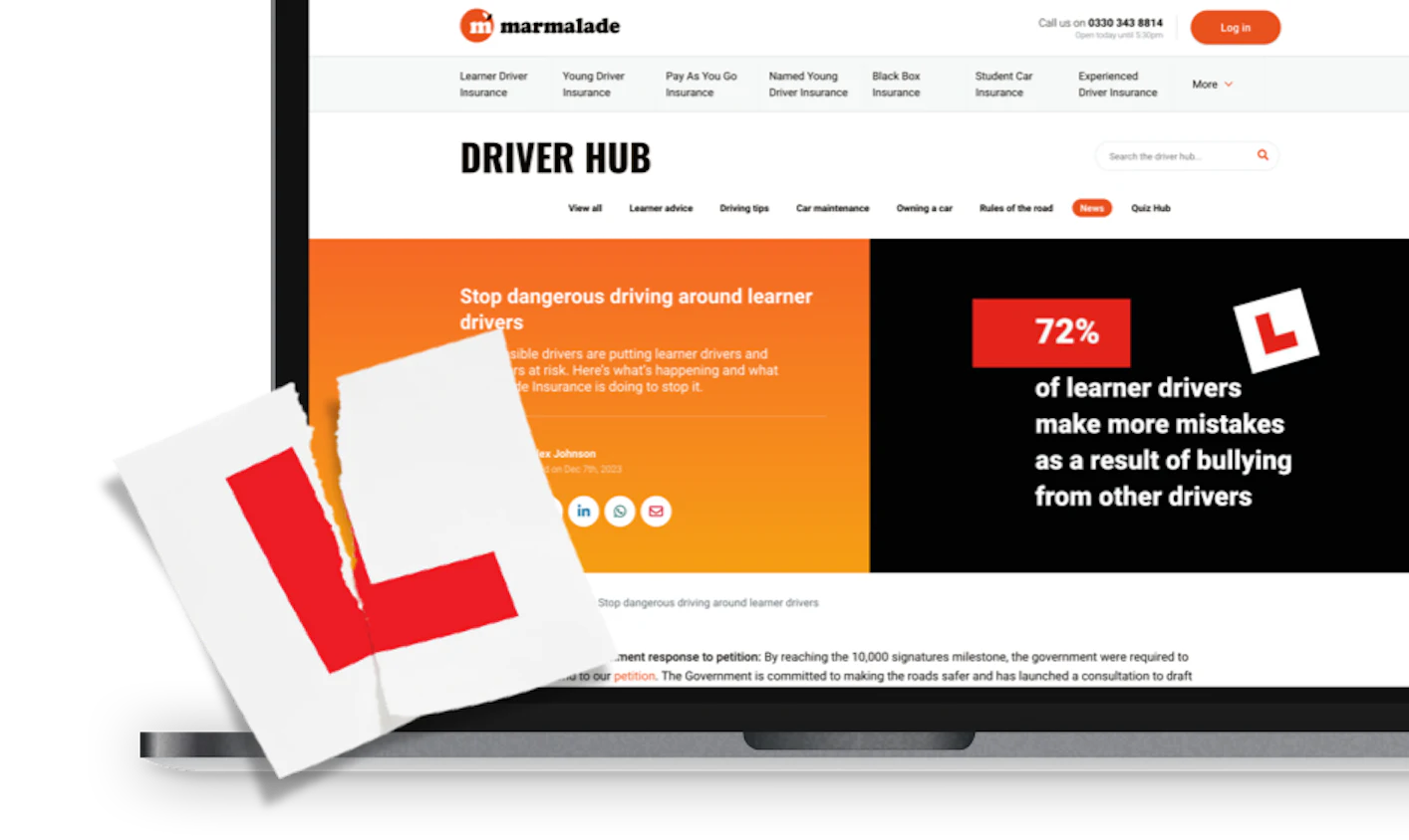 Purpose-driven campaign earns 100+ links for car insurance provider