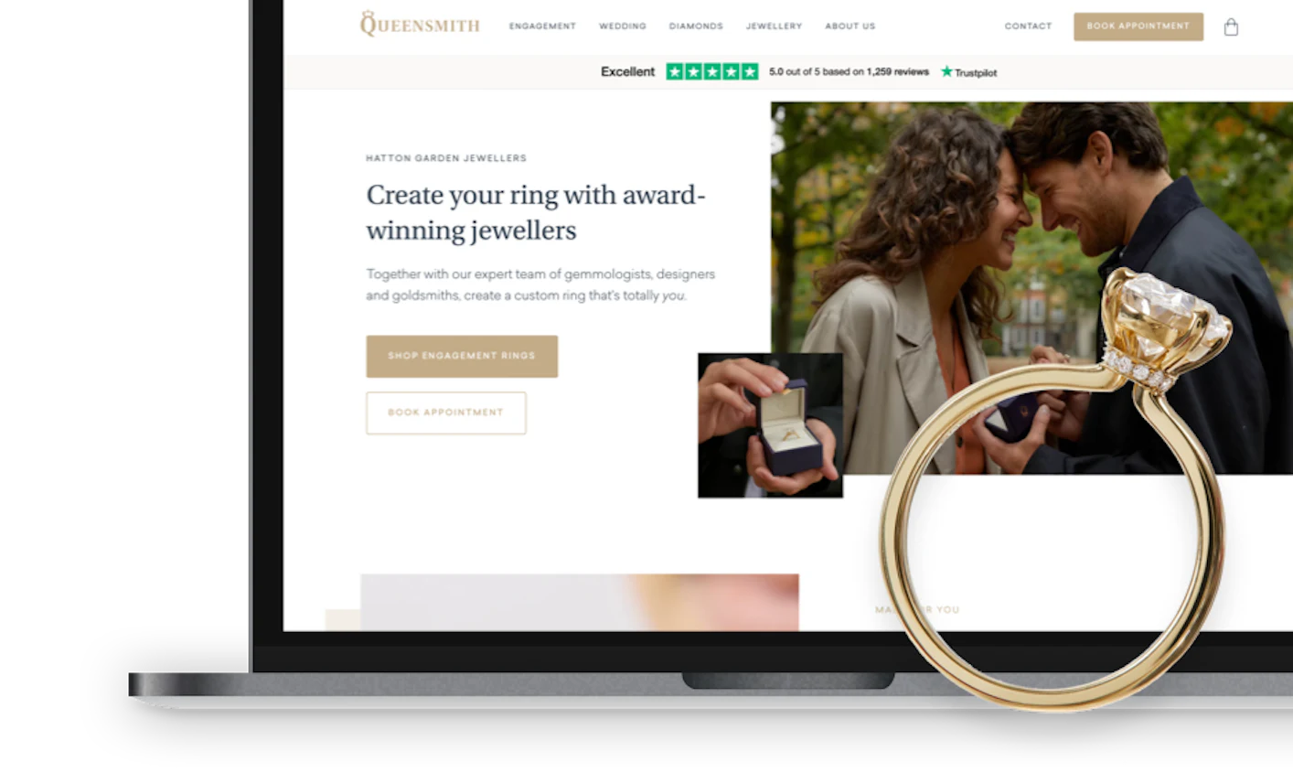 114% uplift in revenue for award-winning jeweller