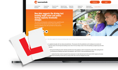 65+ links earned from driving test backlog campaign