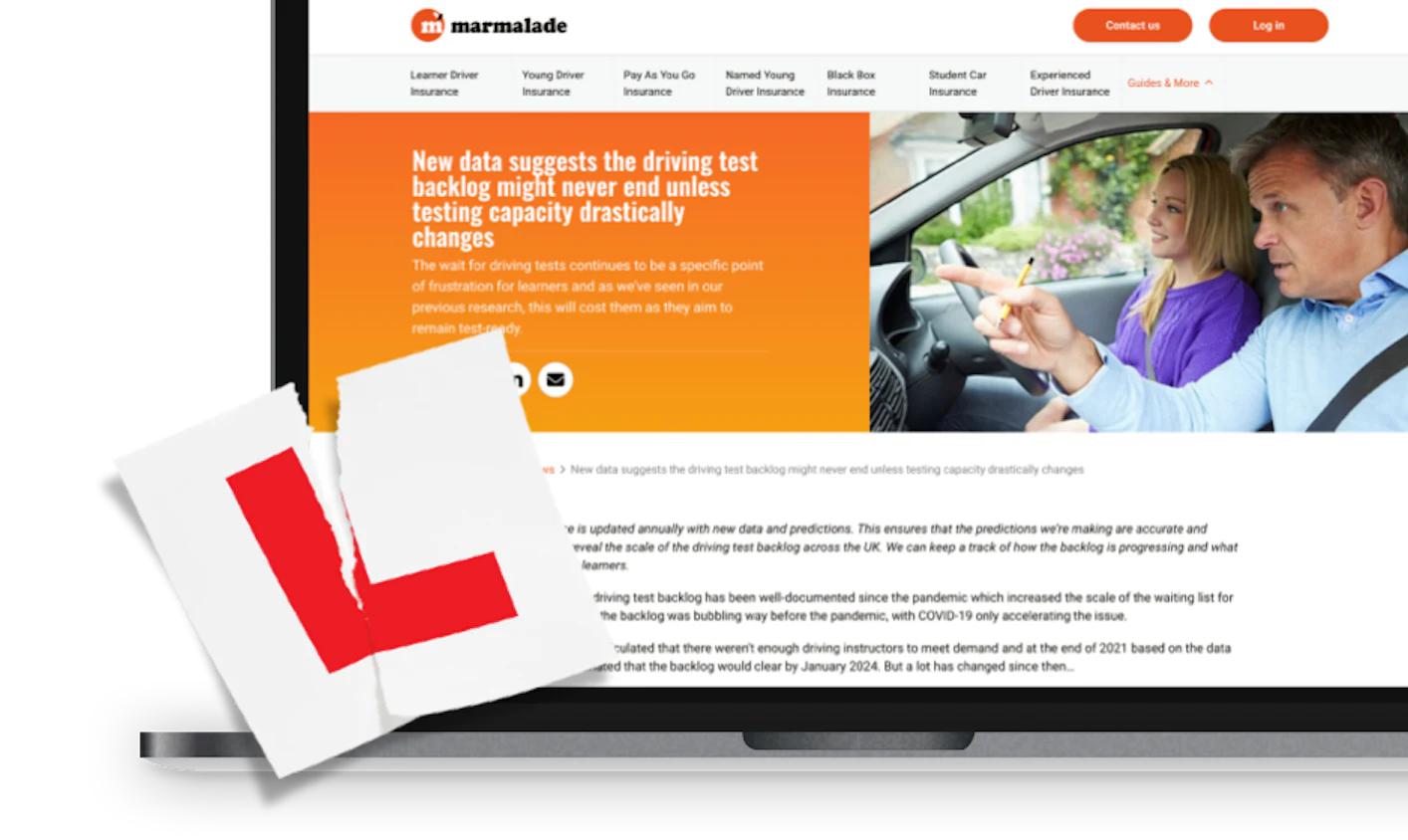 65+ links earned from driving test backlog campaign