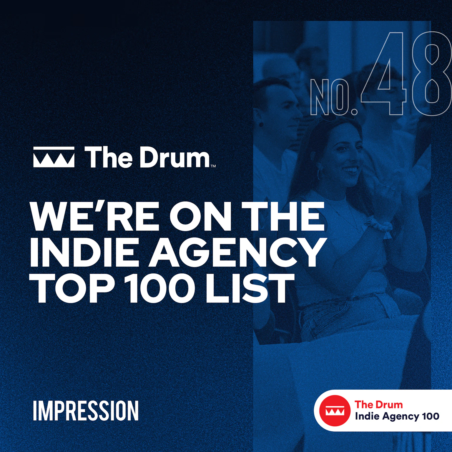 Impression listed in The Drum’s Top 100 Indie Agencies for 2026